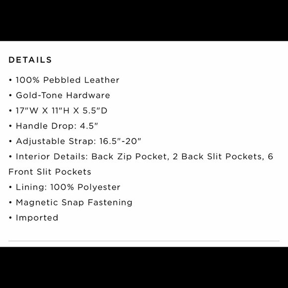 🌺MICHAEL KORS BROOKLYN LEATHER SATCHEL 🌺 - Picture 7 of 10